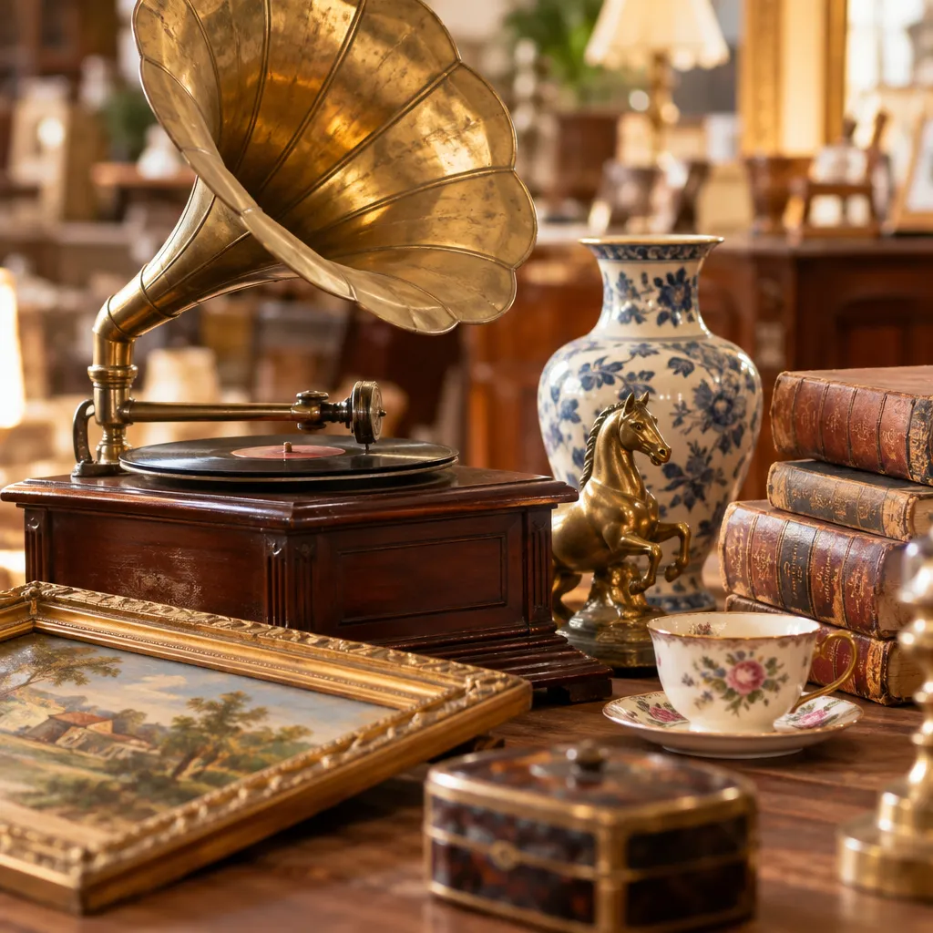 Brocante du grenier du Cayrol : meubles et objets anciens en Aveyron